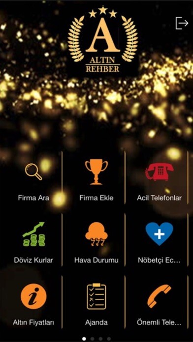 Emulate iPhone app Altın Rehber using MyAndroid