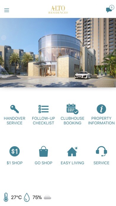 Emulate iPhone app ALTO RESIDENCES using MyAndroid