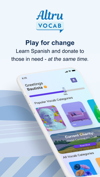 Emulate iPhone app Altru Vocab: Learn Spanish App using MyAndroid Emulate iPhone app Altru Vocab: Learn Spanish App using MyAndroid
