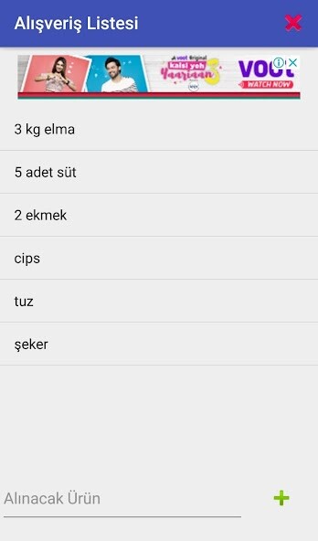 Run android online APK Alışveriş Listem from MyAndroid or emulate Alışveriş Listem using MyAndroid