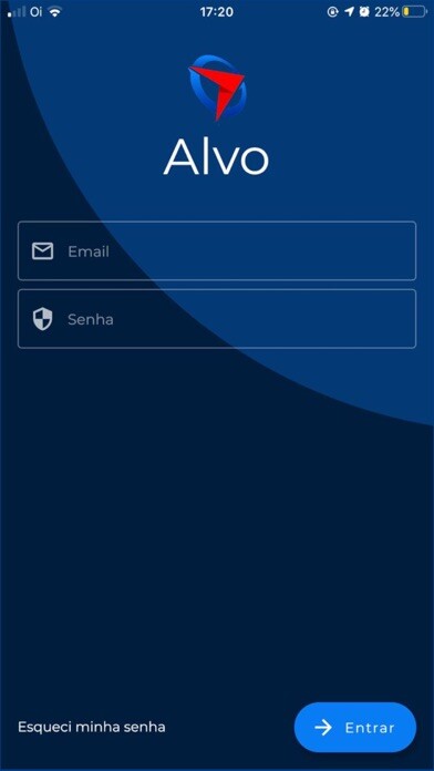 Emulate iPhone app Alvo Monitoramento using MyAndroid