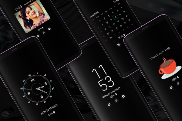 Emulate Android APK Always On Display : Amoled  Clock Display