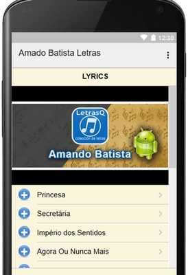 Emulate Android APK Amado Batista Lyrics Emulate Android APK Amado Batista Lyrics