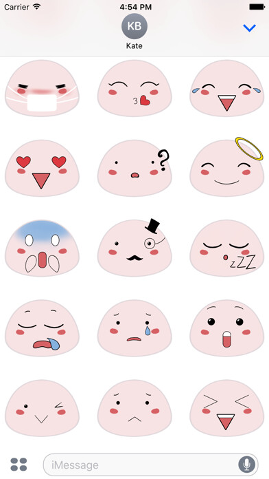 Emulate iPhone app Amai Mochi Sticker Pack using MyAndroid Emulate iPhone app Amai Mochi Sticker Pack using MyAndroid