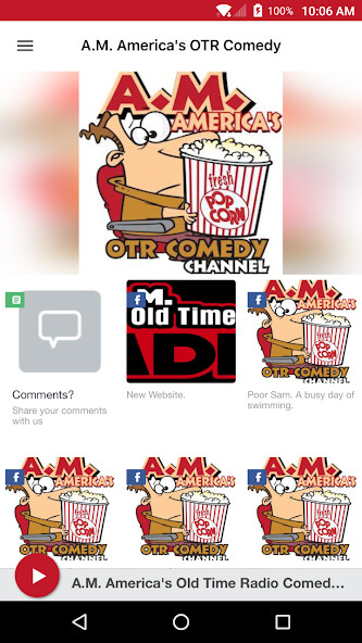 Run android online APK A.M. Americas OTR Comedy from MyAndroid or emulate A.M. Americas OTR Comedy using MyAndroid Run android online APK A.M. Americas OTR Comedy from MyAndroid or emulate A.M. Americas OTR Comedy using MyAndroid