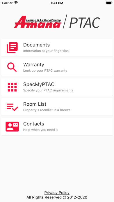 Emulate iPhone app Amana PTAC using MyAndroid Emulate iPhone app Amana PTAC using MyAndroid