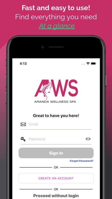 Emulate iPhone app Amanda Wellness using MyAndroid Emulate iPhone app Amanda Wellness using MyAndroid