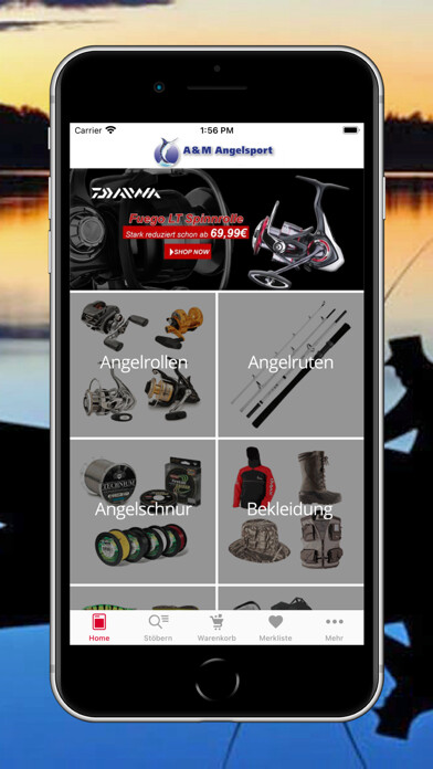 Emulate iPhone app A&M Angelsport Angelshop Store using MyAndroid Emulate iPhone app A&M Angelsport Angelshop Store using MyAndroid