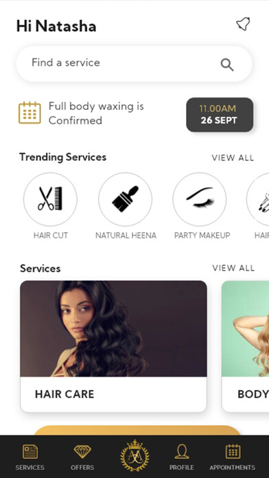 Emulate iPhone app Amanora Beauty Lounge using MyAndroid Emulate iPhone app Amanora Beauty Lounge using MyAndroid