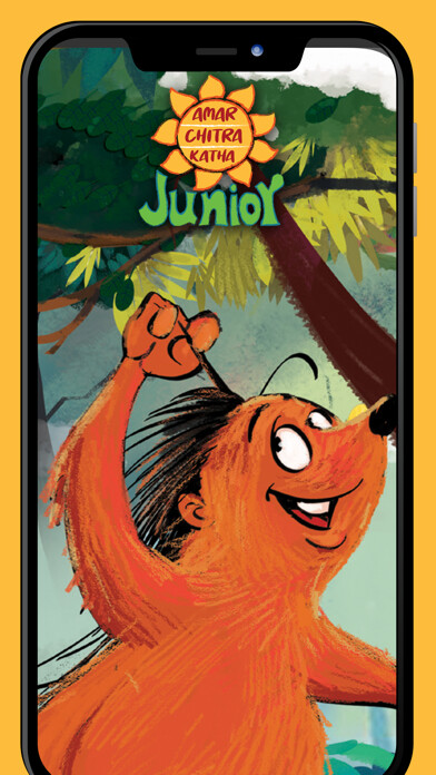 Emulate iPhone app Amar Chitra Katha Junior App using MyAndroid