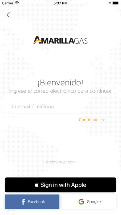 Emulate iPhone app Amarilla Gas Pedidos Online using MyAndroid Emulate iPhone app Amarilla Gas Pedidos Online using MyAndroid