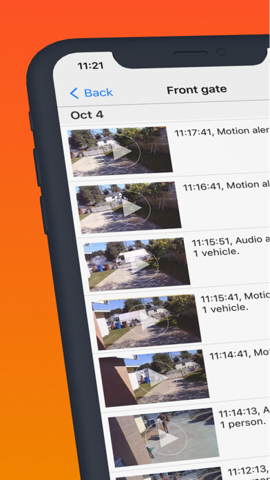 Emulate iPhone app Amaryllo - Smart Home Security using MyAndroid