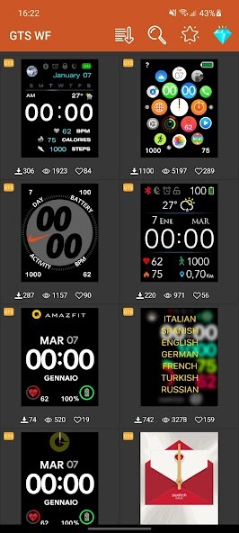 Run android online APK Amazfit GTS - Watch Face from MyAndroid or emulate Amazfit GTS - Watch Face using MyAndroid