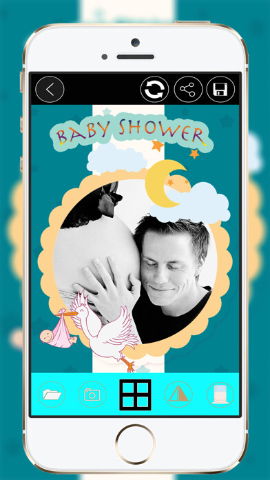 Emulate iPhone app Amazing Baby Shower Frames using MyAndroid Emulate iPhone app Amazing Baby Shower Frames using MyAndroid