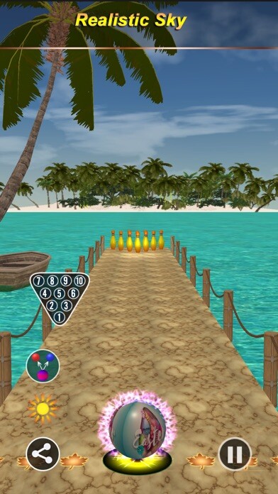 Emulate iPhone app Amazing Bowling Paradise using MyAndroid