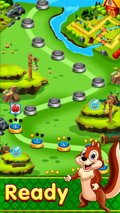Emulate iPhone app Amazing Bubble Shooter Pet Rescue using MyAndroid