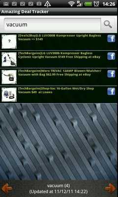 Emulate Android APK Amazing Deal Tracker