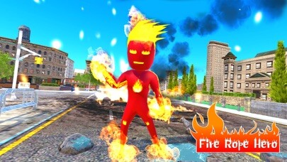 Emulate iPhone app Amazing Fire Rope Hero Game using MyAndroid Emulate iPhone app Amazing Fire Rope Hero Game using MyAndroid