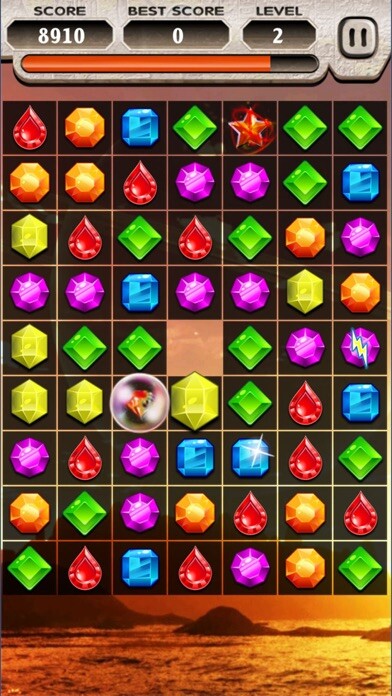 Emulate iPhone app Amazing Jewel Quest Puzzle HD using MyAndroid