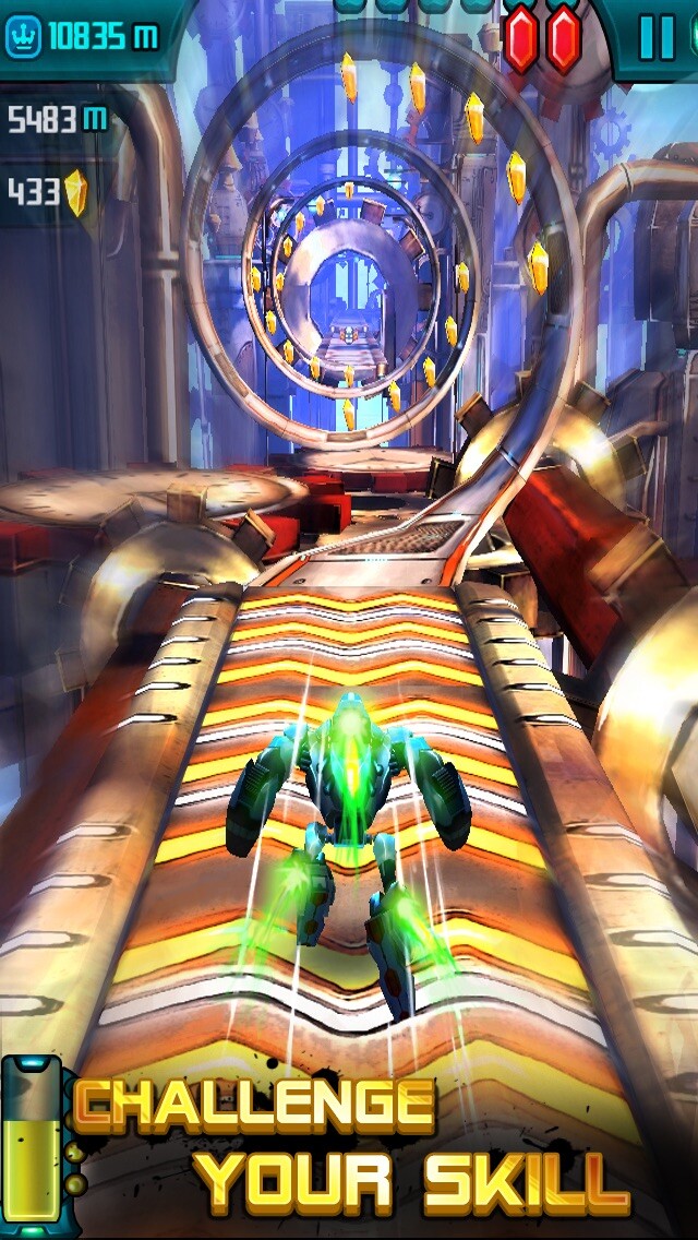 Emulate iPhone app Amazing Runner using MyAndroid