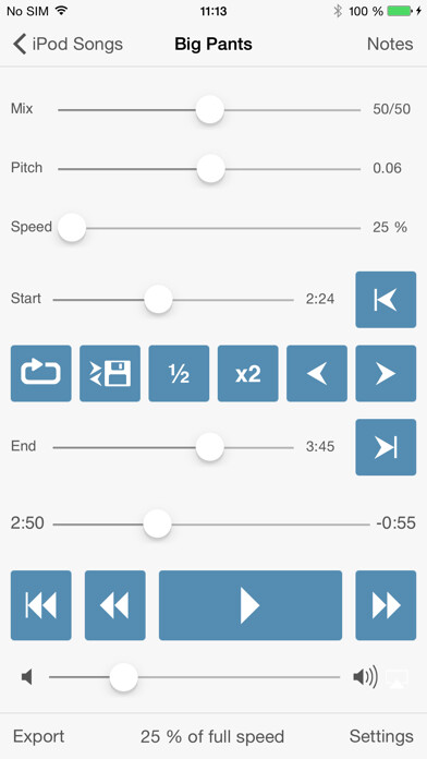 Emulate iPhone app Amazing Slow Downer Lite using MyAndroid Emulate iPhone app Amazing Slow Downer Lite using MyAndroid