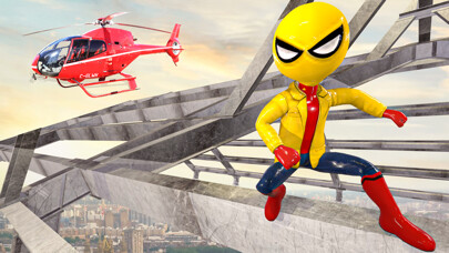 Emulate iPhone app Amazing Stick Spider City Hero using MyAndroid