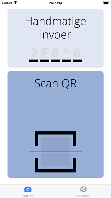Emulate iPhone app Amazing Ticket Scanner using MyAndroid