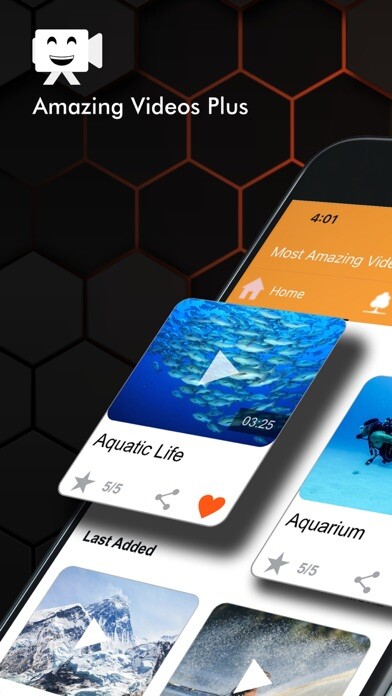 Emulate iPhone app Amazing Videos Plus using MyAndroid