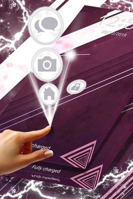 Emulate Android APK Amazing Violet Locker Theme