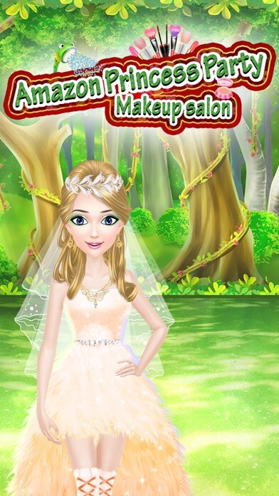 Emulate iPhone app Amazon Princess Party Makeover using MyAndroid