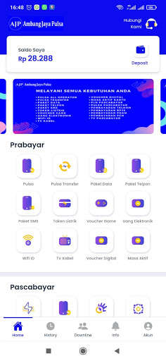 Run android online APK Ambang Jaya Pulsa - Agen Pulsa dan PPOB from MyAndroid or emulate Ambang Jaya Pulsa - Agen Pulsa dan PPOB using MyAndroid Run android online APK Ambang Jaya Pulsa - Agen Pulsa dan PPOB from MyAndroid or emulate Ambang Jaya Pulsa - Agen Pulsa dan PPOB using MyAndroid