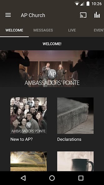 Run android online APK Ambassadors Pointe Church from MyAndroid or emulate Ambassadors Pointe Church using MyAndroid