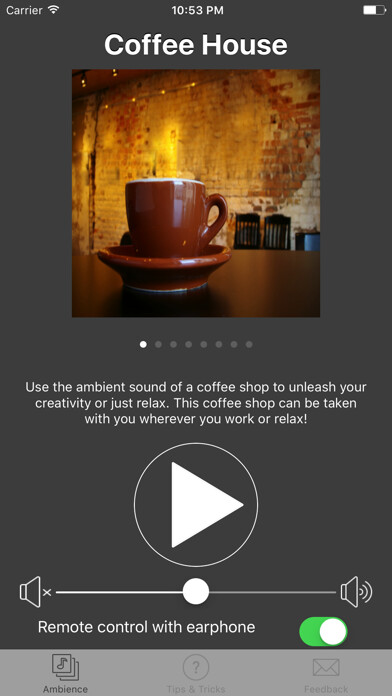 Emulate iPhone app Ambient Cafe using MyAndroid Emulate iPhone app Ambient Cafe using MyAndroid