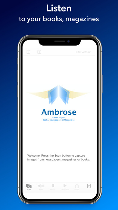 Emulate iPhone app Ambrose Reads (Light) using MyAndroid