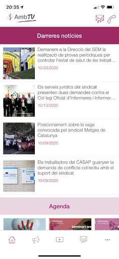 Run android online APK Amb tu - Infermeres de Catalunya from MyAndroid or emulate Amb tu - Infermeres de Catalunya using MyAndroid