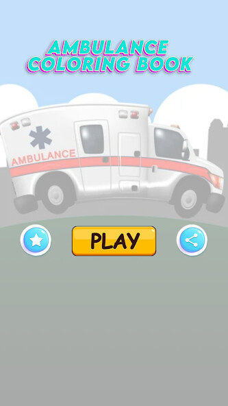 Run android online APK ambulance coloring book from MyAndroid or emulate ambulance coloring book using MyAndroid