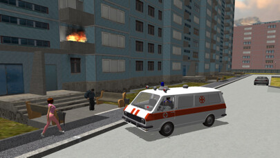 Emulate iPhone app Ambulance Simulator 3D using MyAndroid