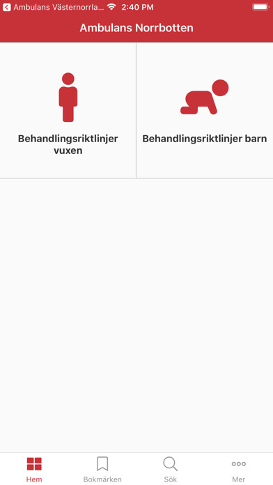 Emulate iPhone app Ambulans Norrbotten using MyAndroid Emulate iPhone app Ambulans Norrbotten using MyAndroid