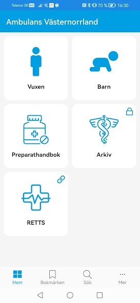 Emulate iPhone app Ambulans Västernorrland using MyAndroid Emulate iPhone app Ambulans Västernorrland using MyAndroid