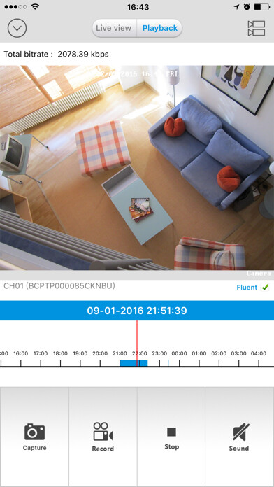 Emulate iPhone app Amcrest Link for 960H DVRs using MyAndroid