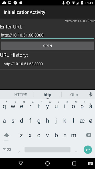 Emulate iPhone app Amcs Tracker using MyAndroid