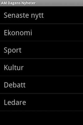 Emulate Android APK AM Dagens Nyheter