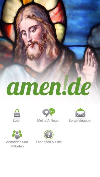 Emulate iPhone app amen.de using MyAndroid