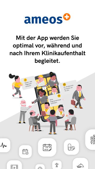 Emulate iPhone app AMEOS Plus – Patientenportal using MyAndroid