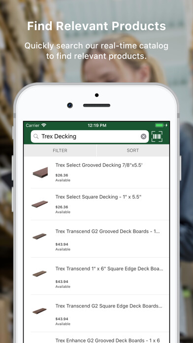 Emulate iPhone app Amerhart B2B Commerce using MyAndroid