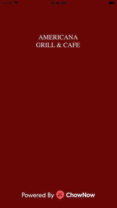 Emulate iPhone app Americana Grill & Cafe using MyAndroid Emulate iPhone app Americana Grill & Cafe using MyAndroid