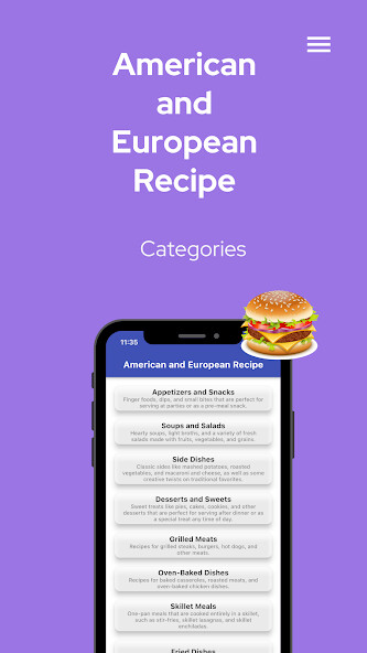 Run android online APK American and European Recipe from MyAndroid or emulate American and European Recipe using MyAndroid Run android online APK American and European Recipe from MyAndroid or emulate American and European Recipe using MyAndroid