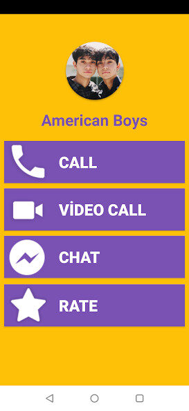 Run android online APK American Boys Fake Video Call from MyAndroid or emulate American Boys Fake Video Call using MyAndroid Run android online APK American Boys Fake Video Call from MyAndroid or emulate American Boys Fake Video Call using MyAndroid
