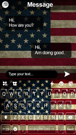 Run android online APK American Chat Keyboard Theme from MyAndroid or emulate American Chat Keyboard Theme using MyAndroid Run android online APK American Chat Keyboard Theme from MyAndroid or emulate American Chat Keyboard Theme using MyAndroid