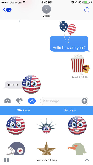 Emulate iPhone app American Emoji - Great Emoticons for Texting using MyAndroid Emulate iPhone app American Emoji - Great Emoticons for Texting using MyAndroid